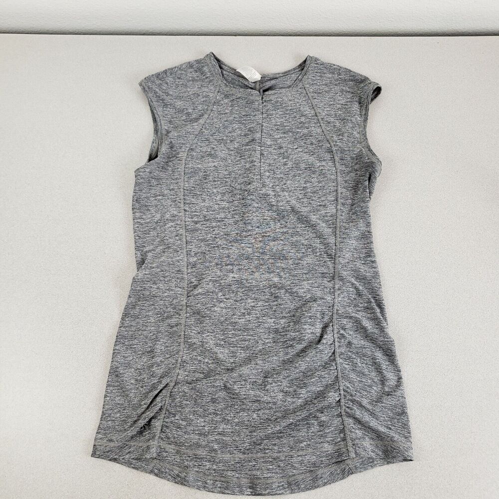 Athleta Womens Gray Sleeveless Pullover Comfort Activewear Top Size‎ XS